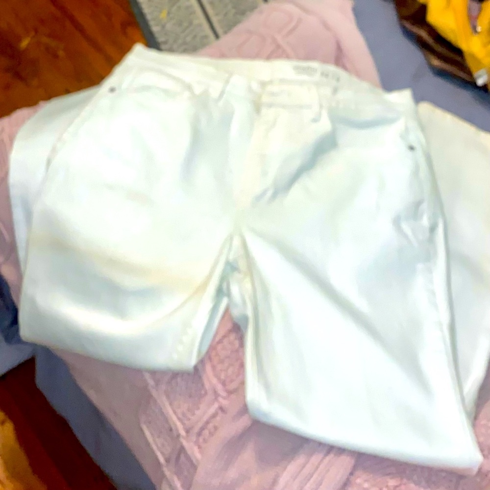 3/13💄Tall Denim Distressed Ankle Jeans A305607 - White